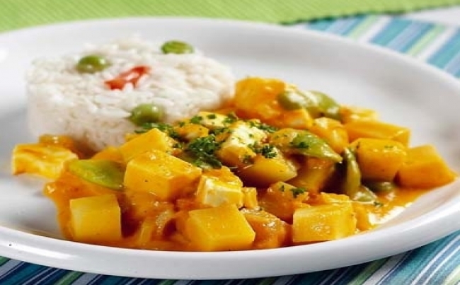 Ajiaco de papas y habas